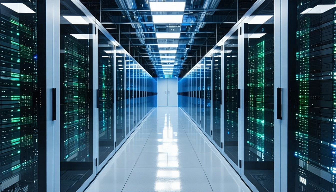 modern data center image
